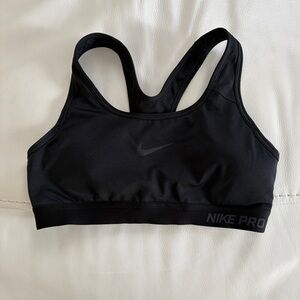 Nike Pro Sleek Black Sports Bra